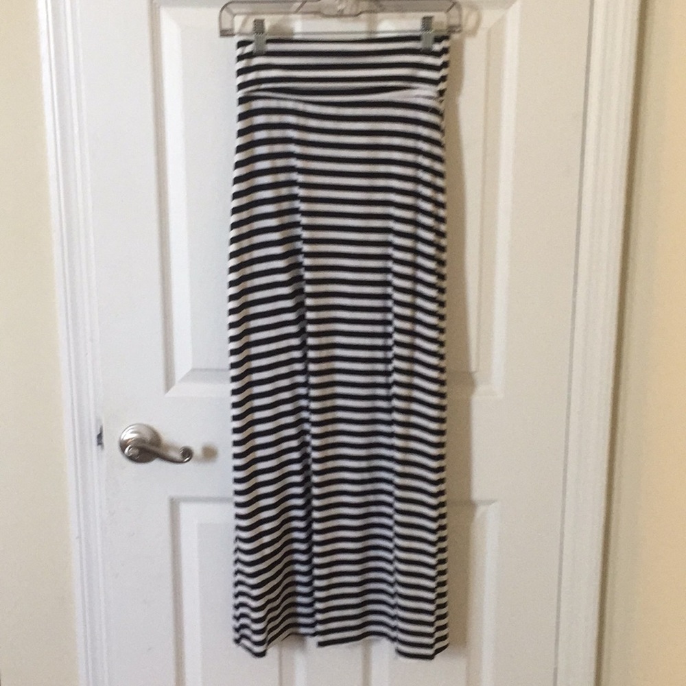 Striped Maxi Skirt